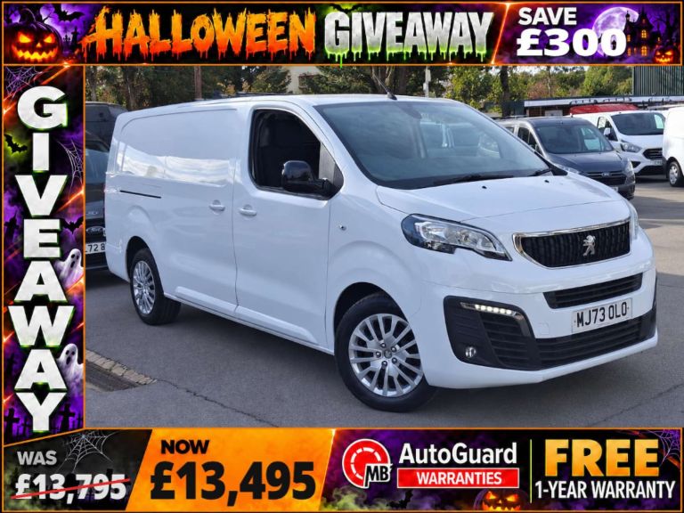 2023 Peugeot Expert 1.5 BlueHDi 1000 Asphalt Premium + Long Panel Van 6dr Diesel Manual LWB Eur P...