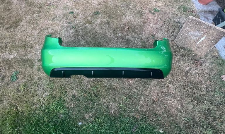 Skoda Fabia VRS Estate 2007-2014 COMPLETE Rear Bumper Green LF6Z