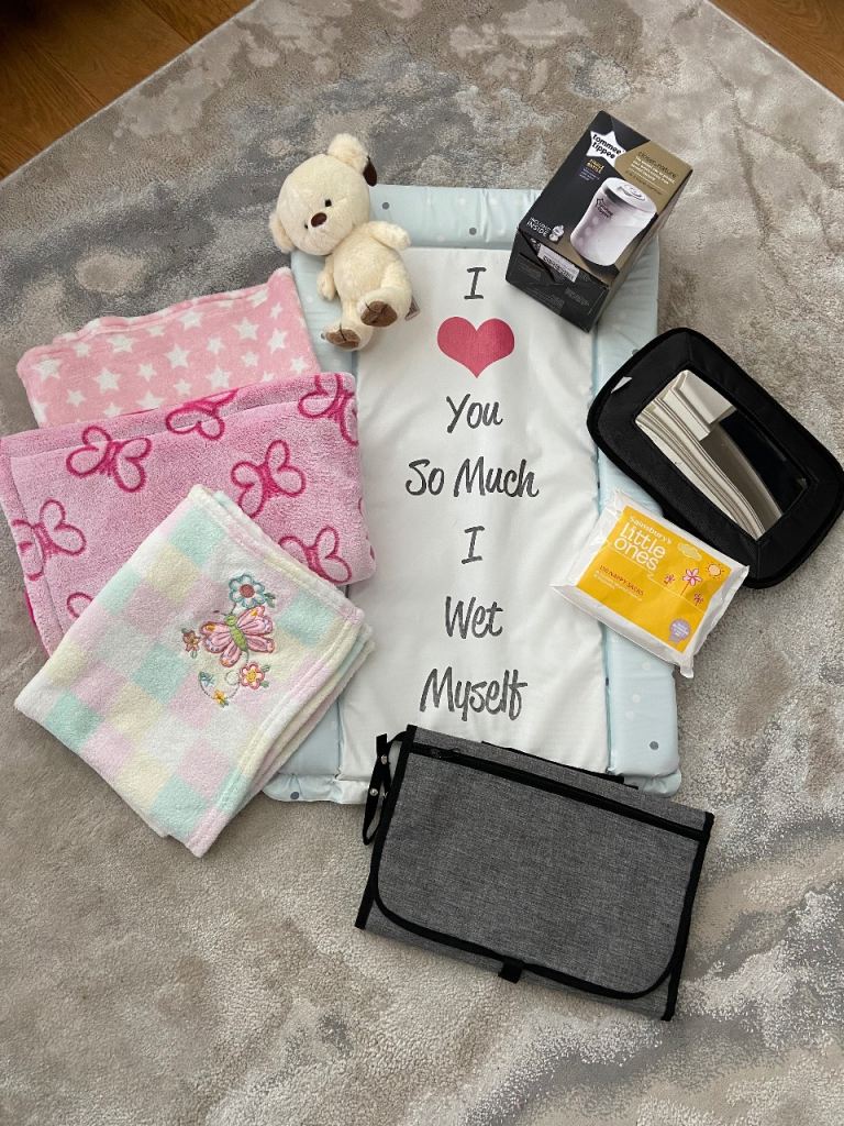 Box Of Baby Accessories - (See Description For Details Details) 