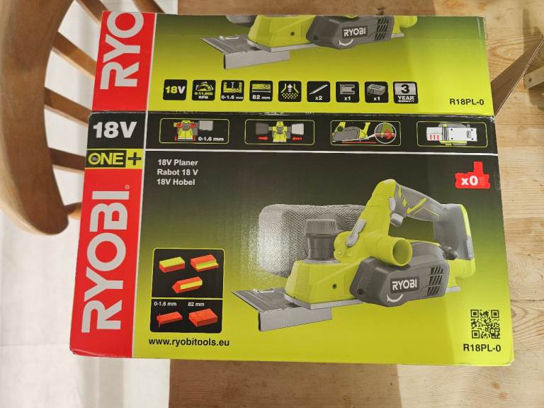 Ryobi R18PL-0 18V ONE+ Cordless Planer (excluding battery)