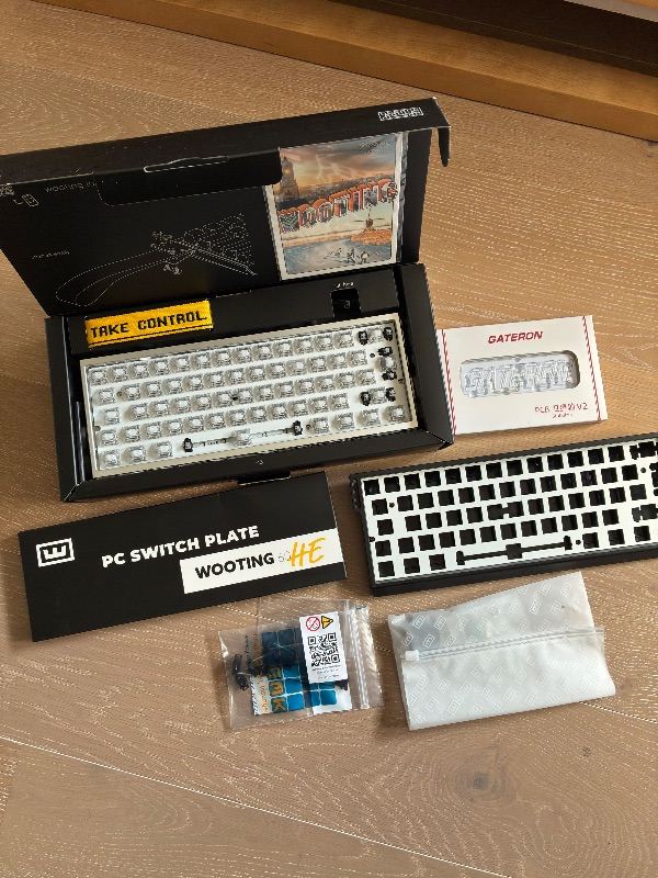 Wooting 60he+ custom keyboard 