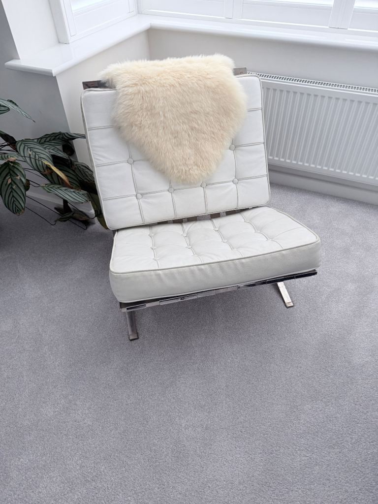 Barcelona Chair - White Leather