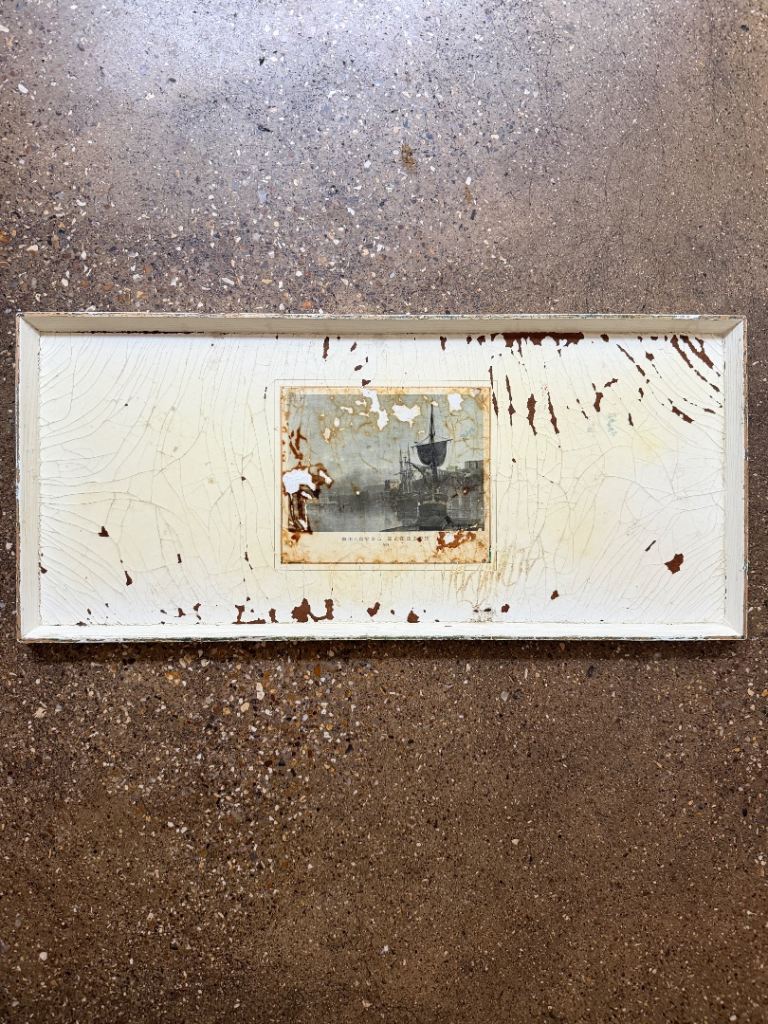 Tray free- shabby chic/ vintage condition Bristol Harbour