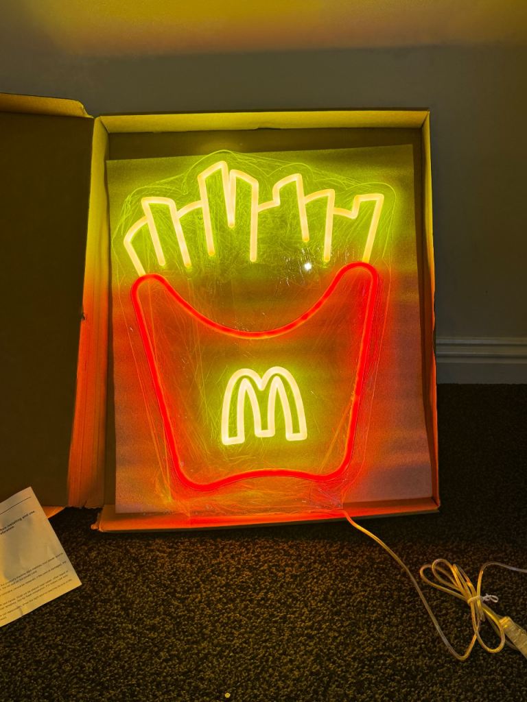 image for Neon led McDonalds sign 