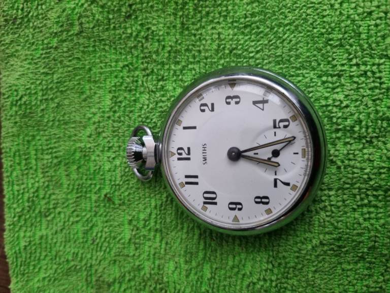 SMITHS Pocket Watch with Chain – Good Condition