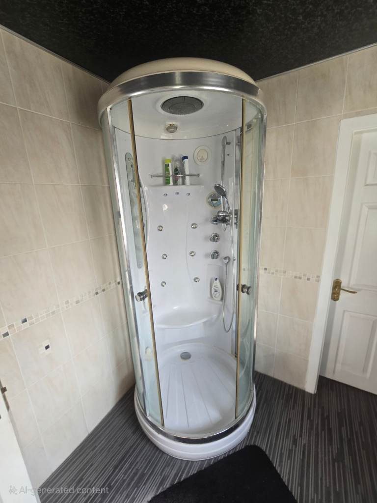 Shower Cabin *Bespoke* Chrome Stainless steel frame 