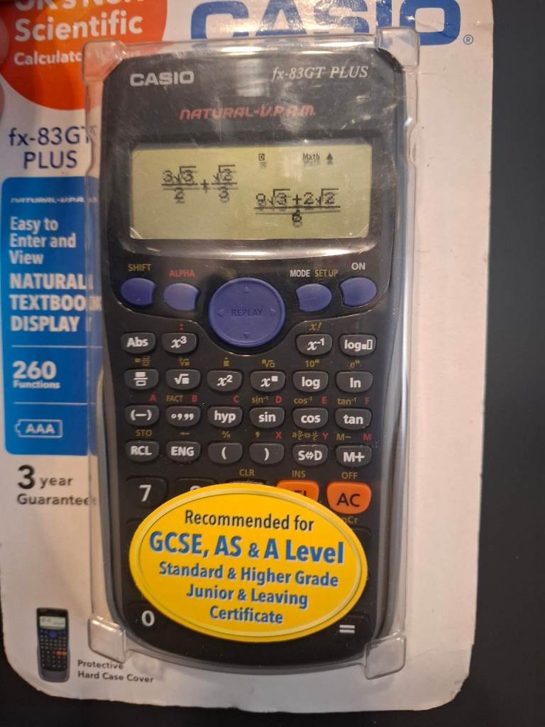 Casio Scientific No 1 Calculator Fx-83 GT PLUS