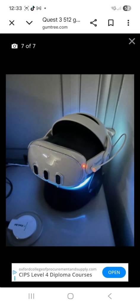 Quest 3 512GB VR Headset with Accessories and Docking Stations