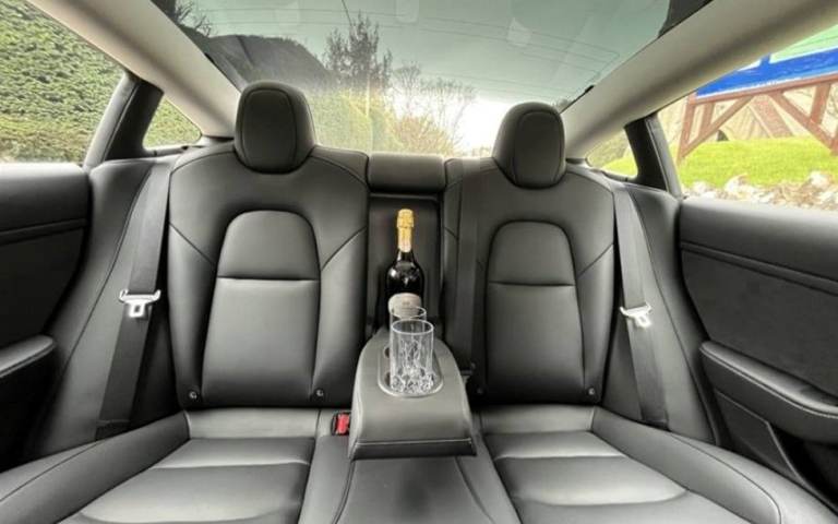 Tesla Chauffeur For Wedding & Events Hire.