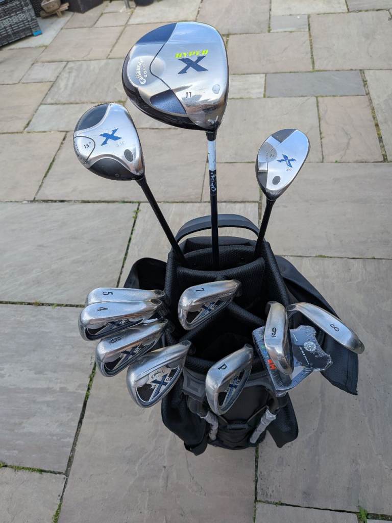 CALLAWAY X GOLF CLUBS FULL SET UP 