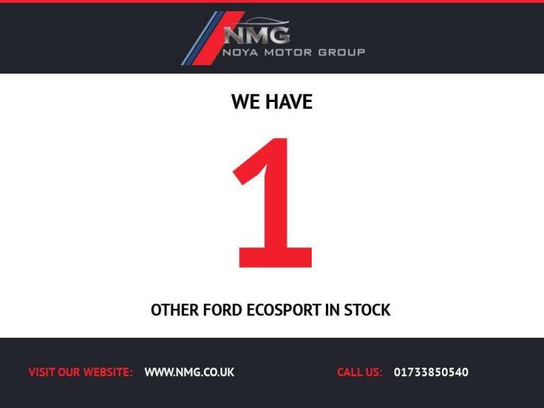 2019 Ford Ecosport 1.0T EcoBoost GPF ST-Line SUV 5dr Petrol Manual Euro 6 (s/s) (140 ps) *Fina HA...