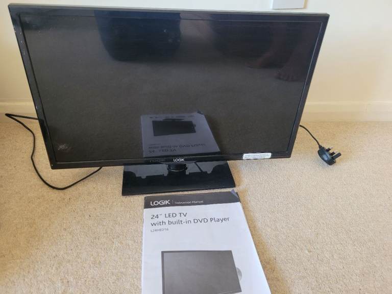 LOGIK 24" LED TV with Built-in DVD Player - Good Condition