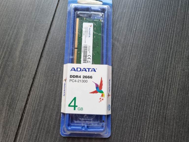 image for brand new ram 4gb 2666mhz ddr4 so-dimm for laptop or small pc upgrade module