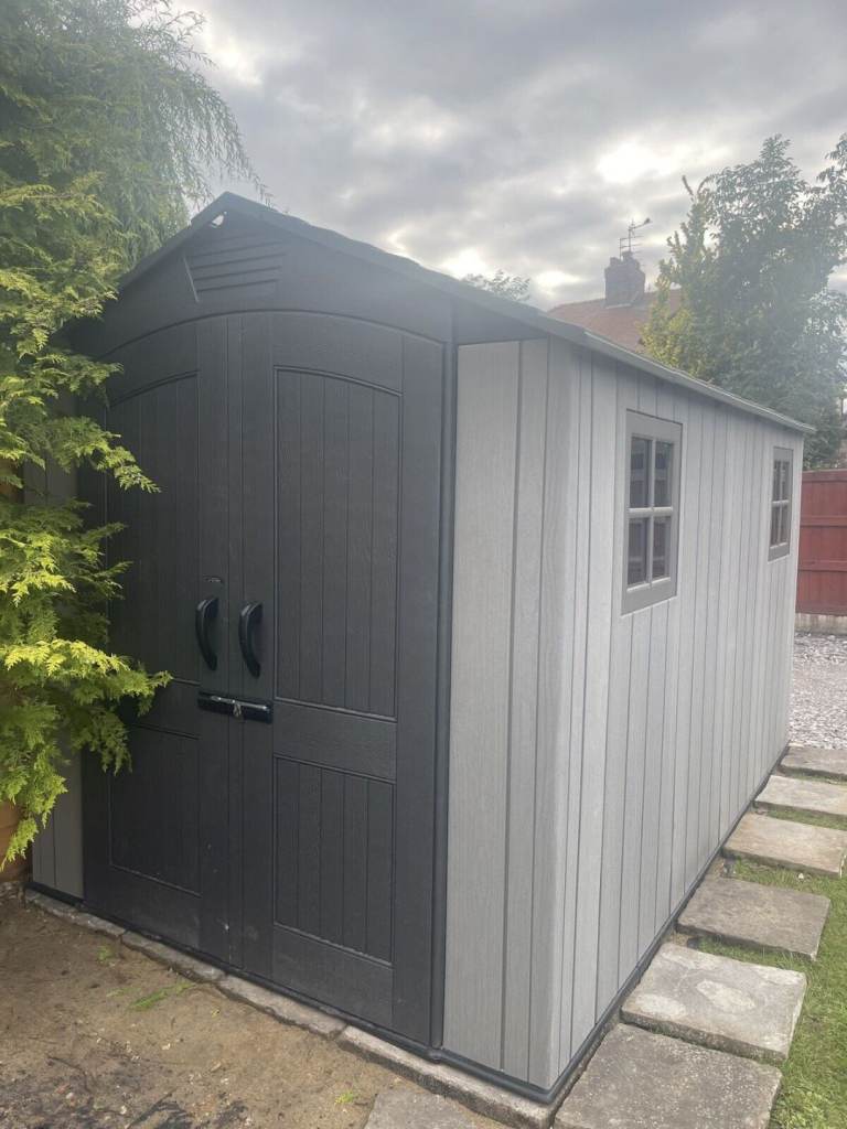 image for BRAND NEW 'Lifetime' Plastic Garden Shed (7ft x 12ft) Full 10 Year Warranty