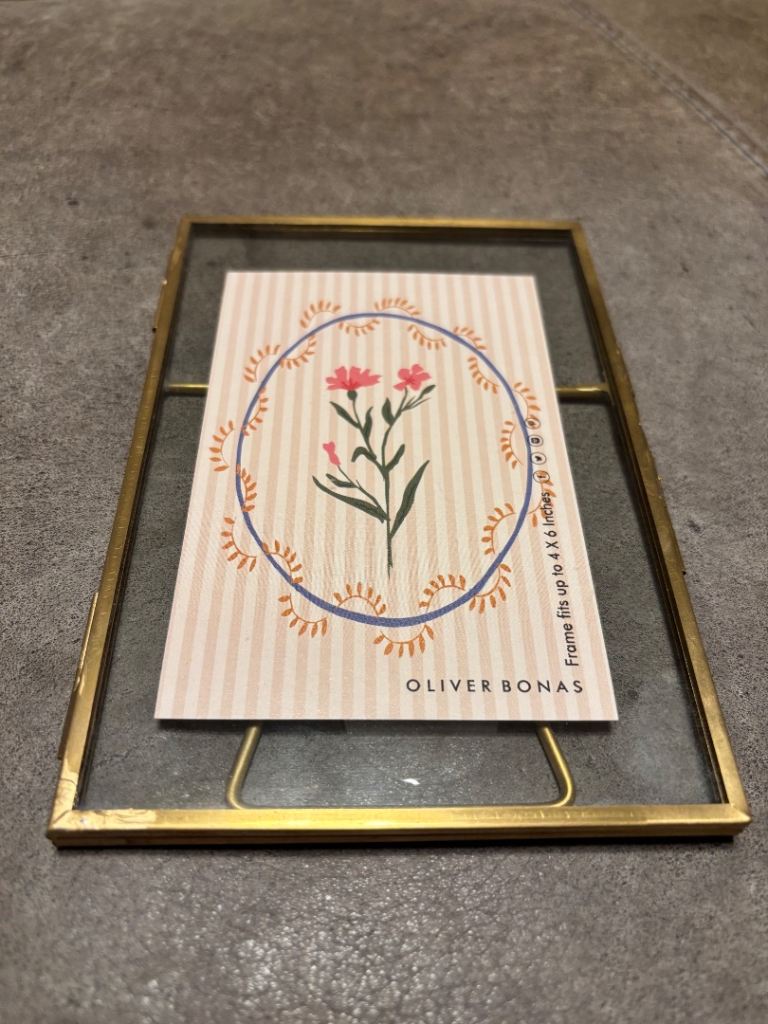 Oliver Bonas picture frame BNWT