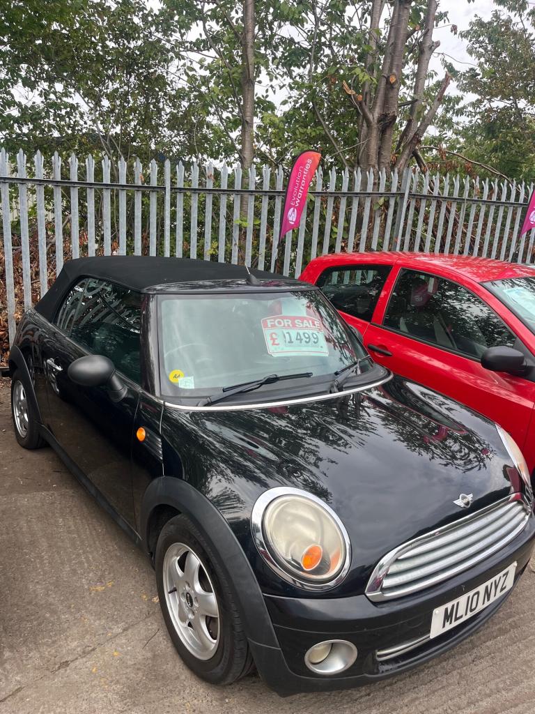 2010 MINI Convertible 1.6 One 2dr CONVERTIBLE Petrol Manual