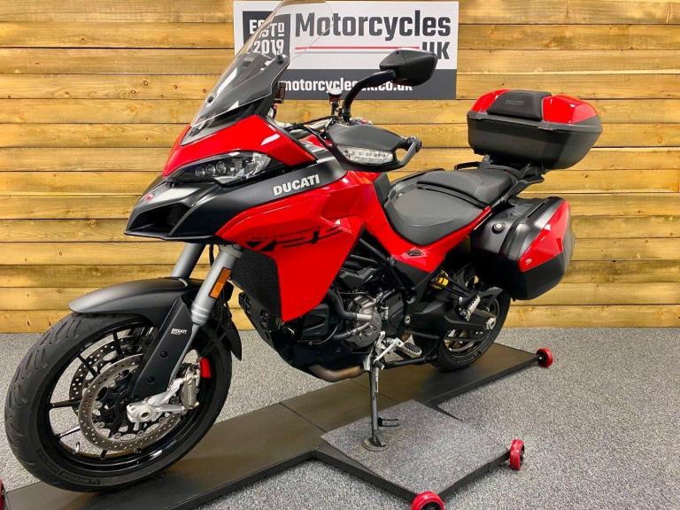 2022 Ducati Multistrada V2 S Only 4,116 Miles, Ducati Panniers and Top box, FS