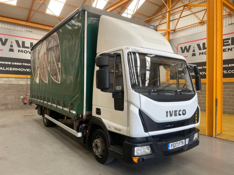 IVECO EURO CARGO 75E16 *EURO 6* 4X2, 7.5 TONNE CURTAINSIDER - 2017 - YG17 FTK