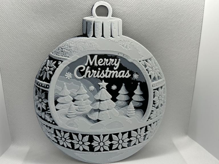 Christmas Village Ornament (3d print)