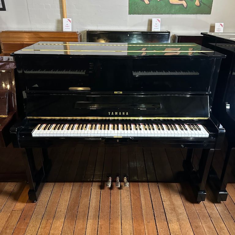 Yamaha U1 Upright Piano Black Polyester | Reconditioned | Delivery, Stool, Warranty, Tuning