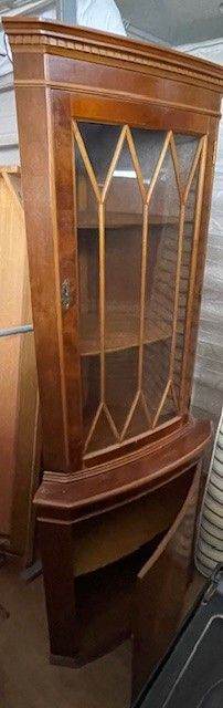 Vintage Corner display cabinet 