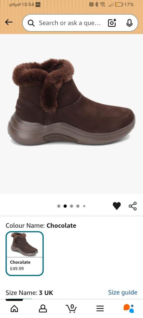 Sketchers on the go midtown ankle boot's size 3 