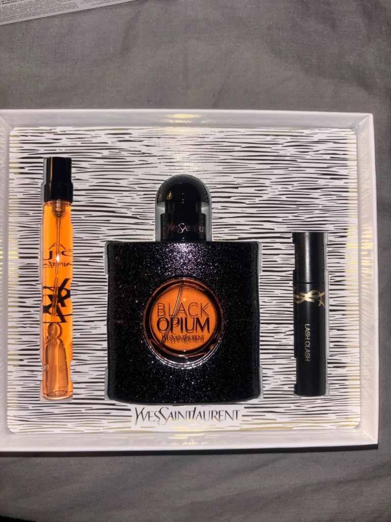 BRANDNEW YSL BLACK OPIUM 50ml gift set with lipstick