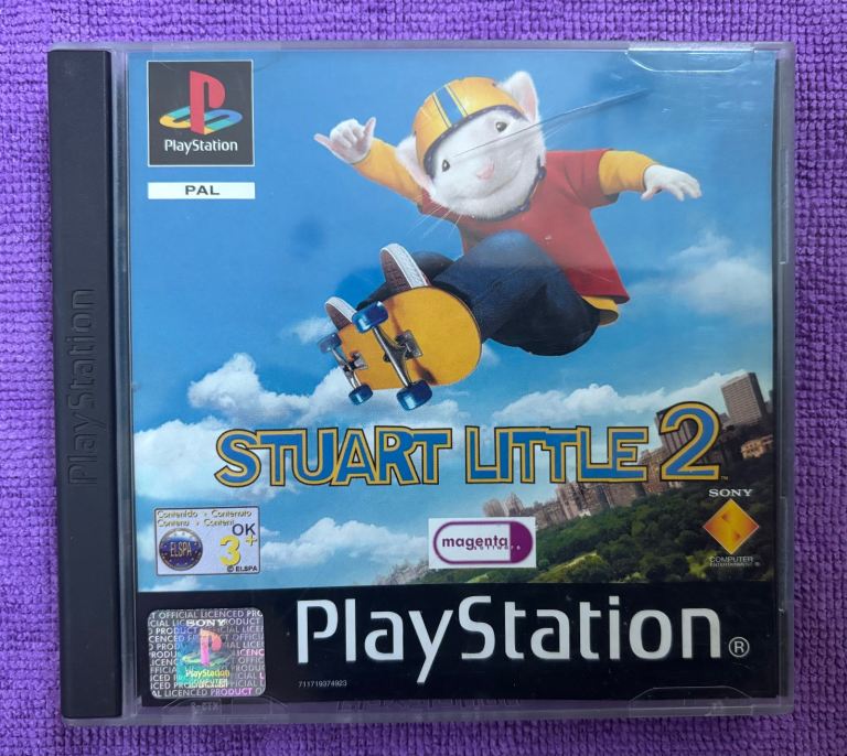 PlayStation 1 - Stuart Little 2 Game.   PS1