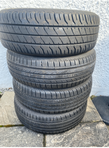 Four Summer Tyres - V. Good Condition