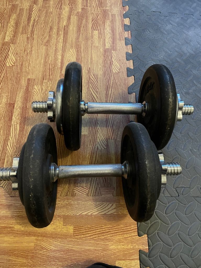 Pair of dumbbells