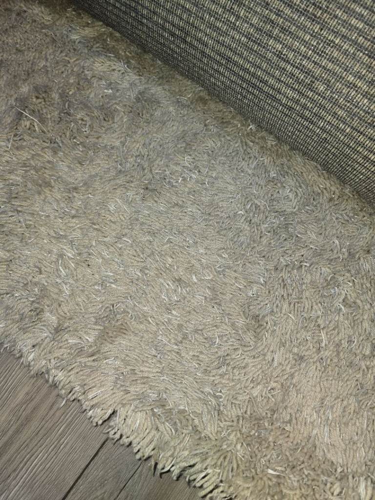 Kasthall Grey Shaggy Rug – Good Condition, 350cm