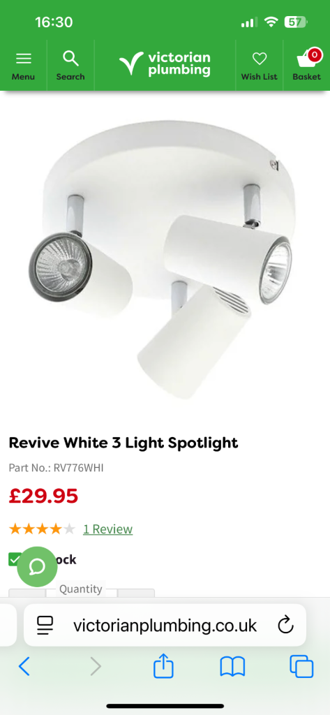 Spot Lights 3 x 2