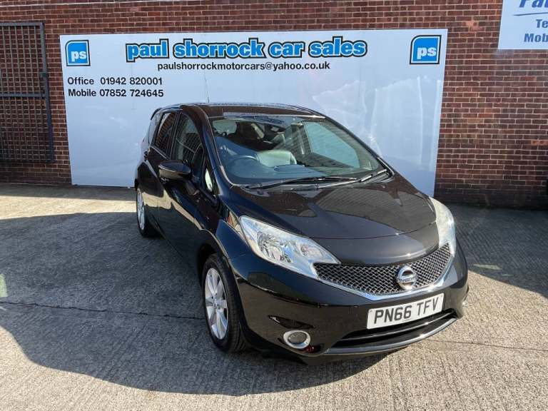2016 Nissan Note 1.2 TEKNA DIG-S 5DR Manual MPV Petrol Manual