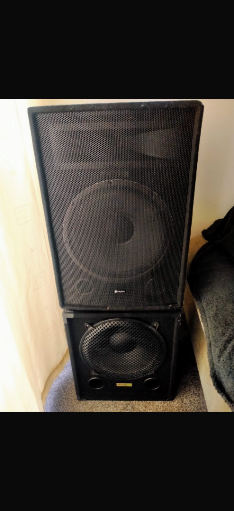 Pa speaker with sub 