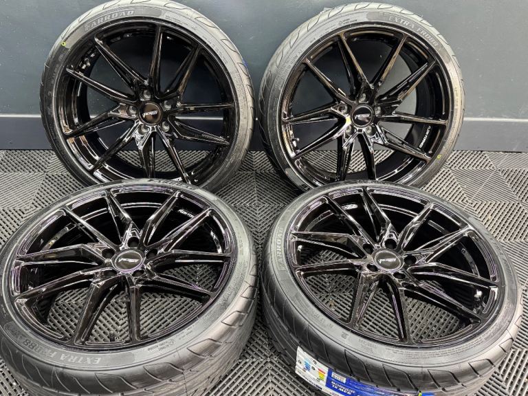 19” inch genuine alloys wheels 5x112 audi vw rs3 golf r a45 a35 cla tt s3 a3 a4
