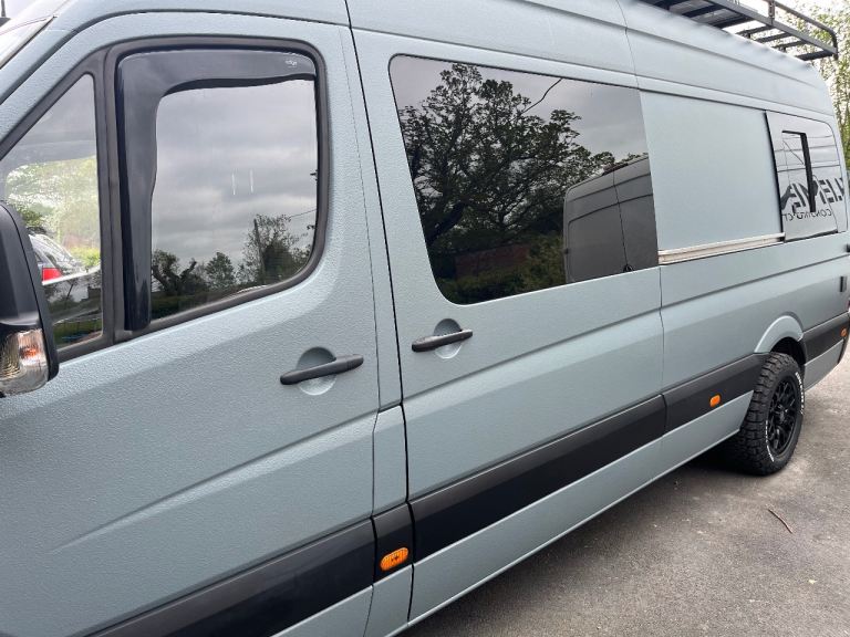 Mercedes Benz tinted window