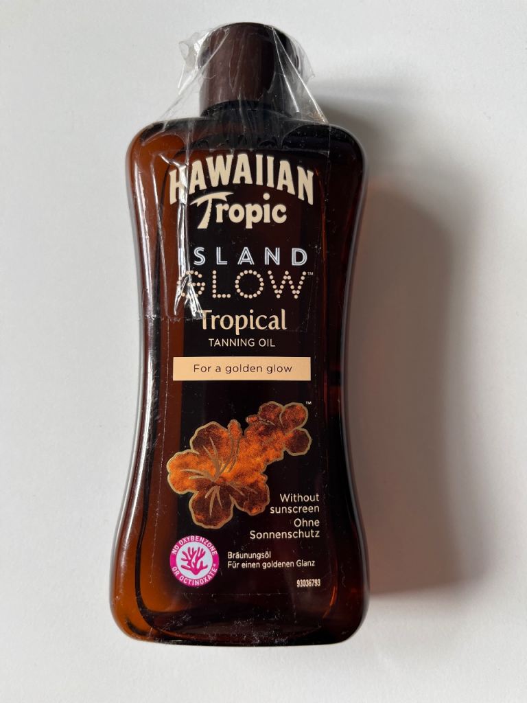 NEW unopened Hawaiian Tropic island glow tropical tanning oil