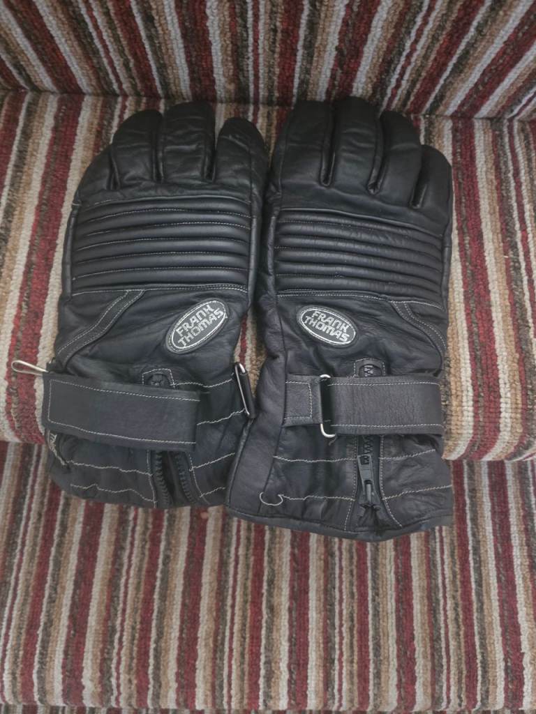 Frank Thomas motorcycle gloves size large