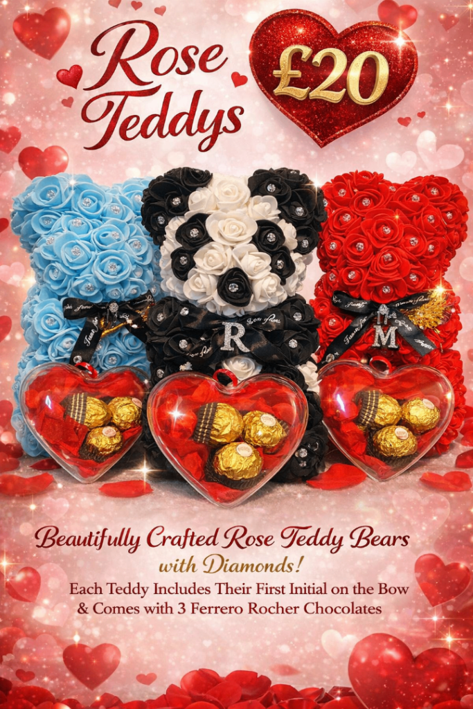 Rose teddy personilsed 