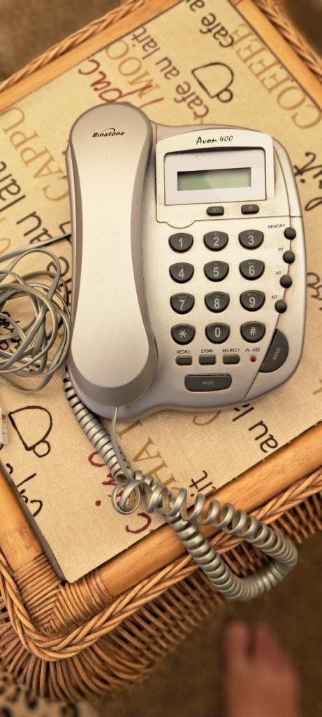 Binatone Home Phone – Grey, Good Condition