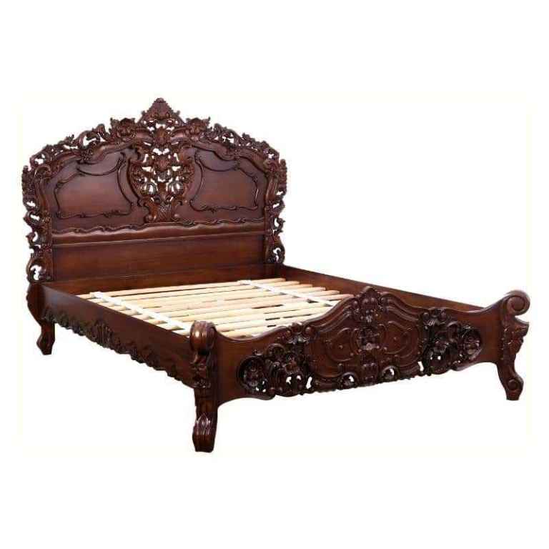 Brand New Masterpiece Raphael Handcrafted French Antique King Bed Frame – RRP £1,390