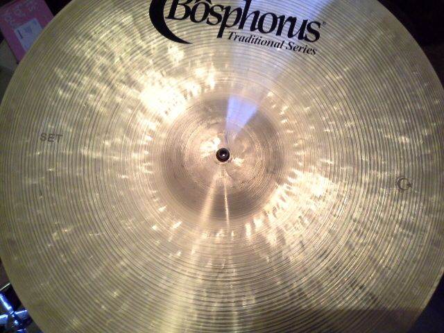 Brand New Bosphorus Crash and Ride Cymbals