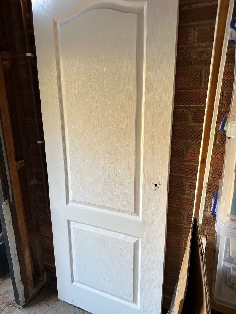Free Internal white door. Used 