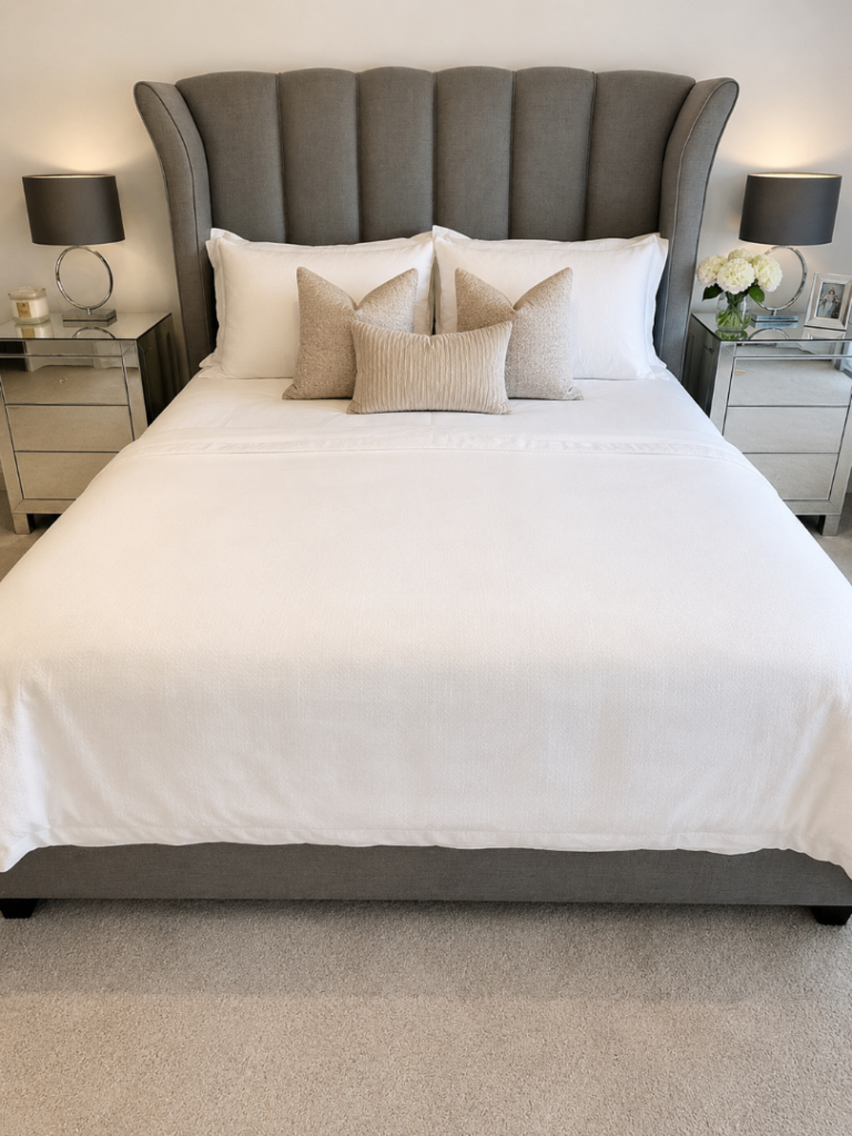 Queen sized bed 