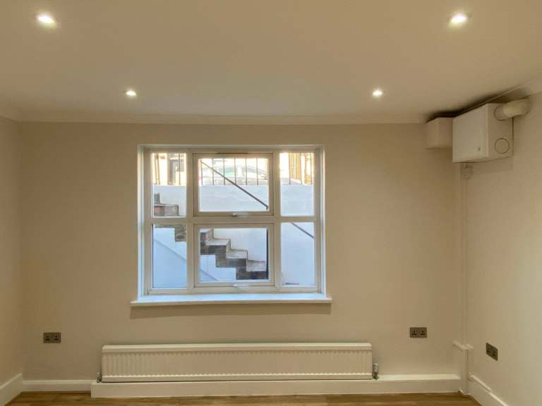 A beautifully basement flat..