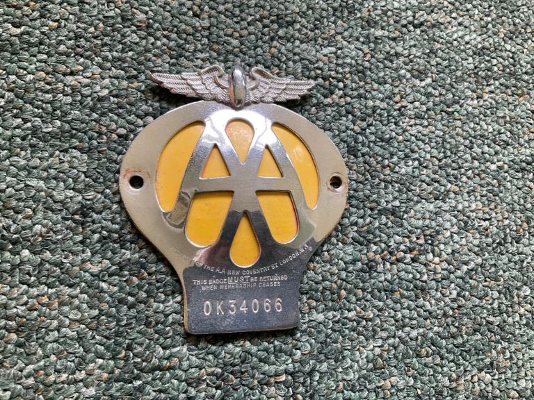Vintage AA Badge  1945-57