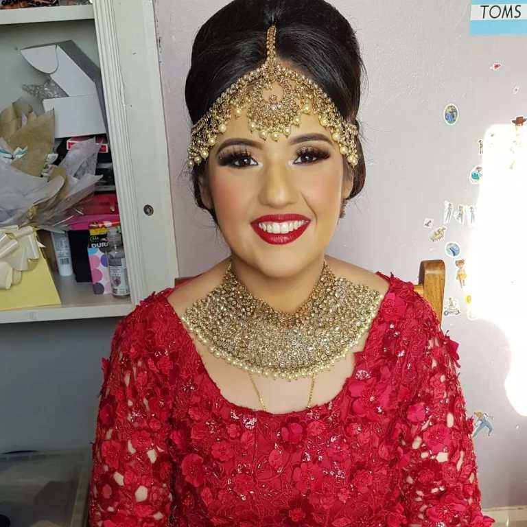 Professional Asian hair and makeup artist in Birmingham