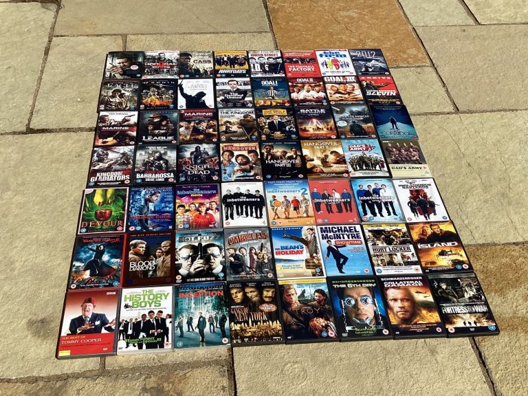 DVDs Films Movies Action Horror Football Comedy