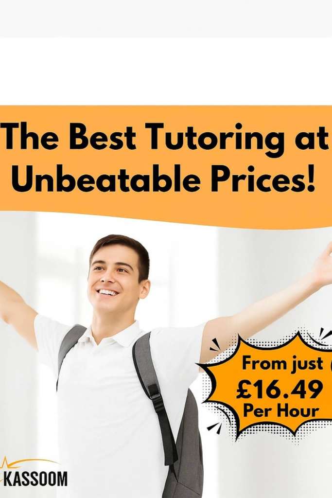 Kassoom Tutoring – The Best Tutoring at Unbeatable Prices! Take a FREE TRIAL Today 