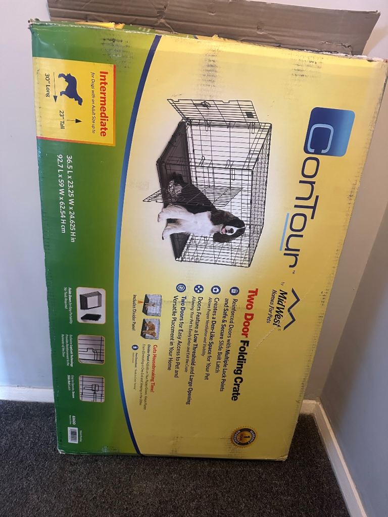Midwest Two Door Folding Dog Crate
